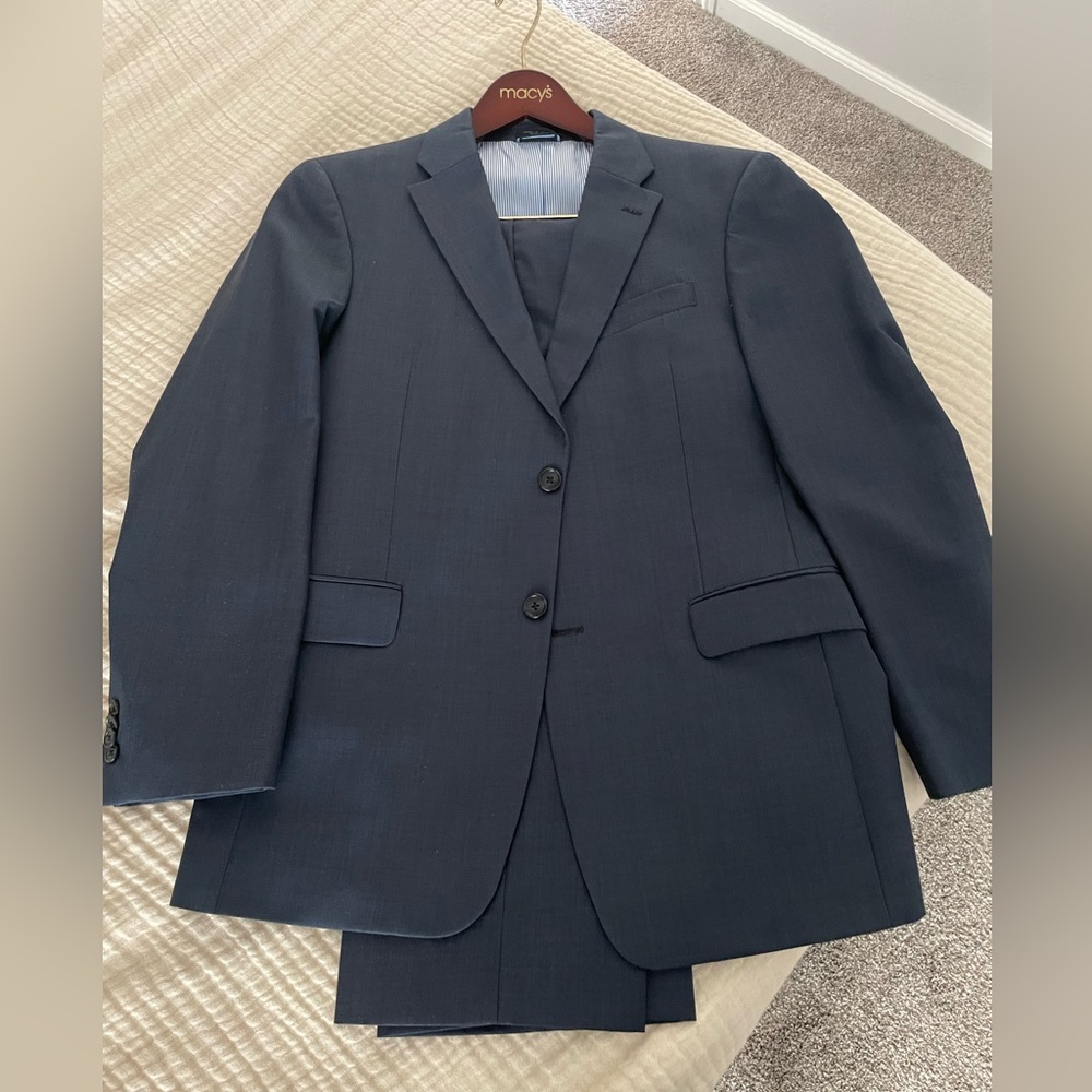 Tommy Hilfiger Navy Blue Suit